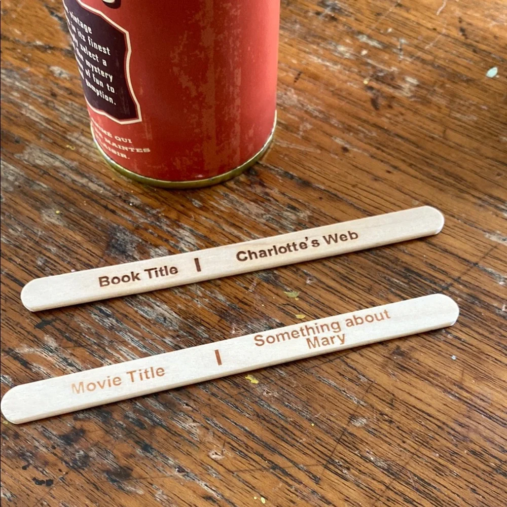 Select-O-Stick charades game